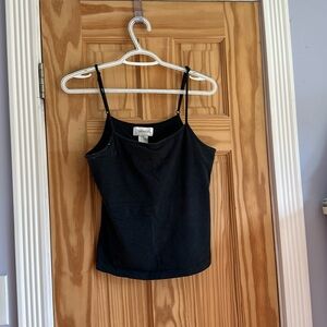 Black tank top